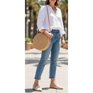 Universal Thread Beige & Violet memory foam mules size 9.5